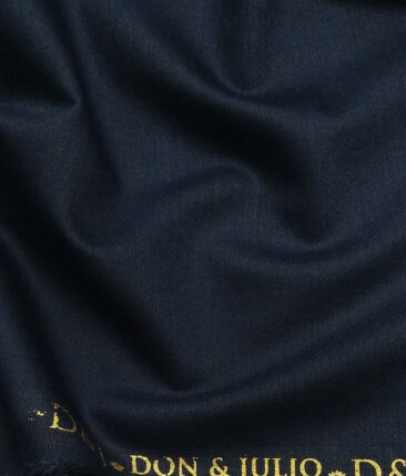 Don & Julio Dark Sea Green Self Design Unstitched Terry Rayon Suiting Fabric