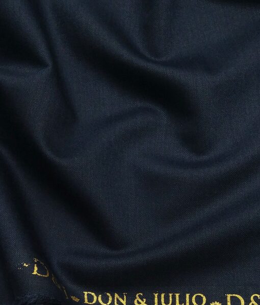 Don & Julio Dark Sea Green Self Design Unstitched Terry Rayon Suiting Fabric