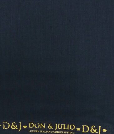 Don & Julio Dark Sea Green Self Design Unstitched Terry Rayon Suiting Fabric