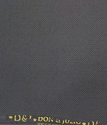 Don & Julio Grey Royal Oxford Structure Unstitched Terry Rayon Suiting Fabric