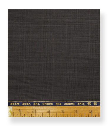 Raymond Medium Brown 17% Merino Wool Self Design Unstitched Suiting Fabric