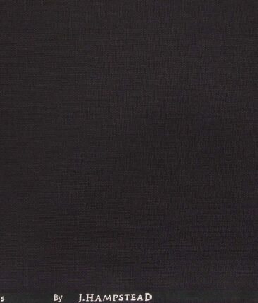 J.Hamsptead by Siyaram's Dark Wine Polyester Viscose Self Strucutred Unstitched Suiting Fabric