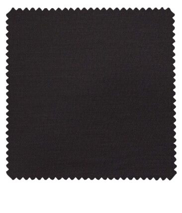 J.Hamsptead by Siyaram's Dark Wine Polyester Viscose Self Strucutred Unstitched Suiting Fabric