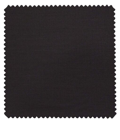 J.Hamsptead by Siyaram's Dark Wine Polyester Viscose Self Strucutred Unstitched Suiting Fabric
