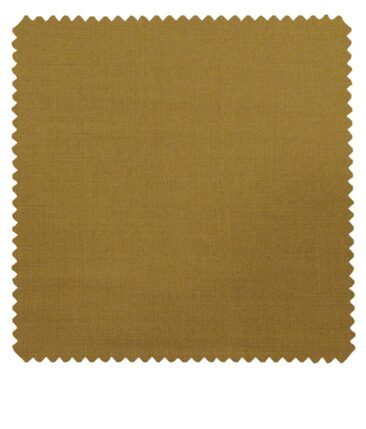 Marconi by Siyaram's Medallion Yellow Terry Rayon Self Checks Unstitched Suiting Fabric