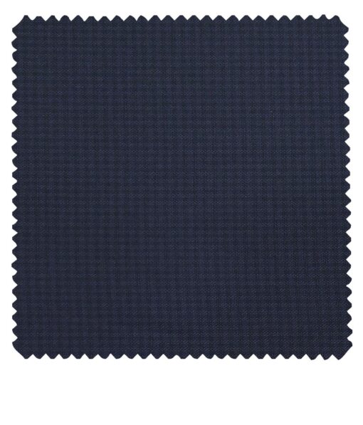 Reid & Taylor Aegean Blue Polyester Viscose Self Design Unstitched Suiting Fabric