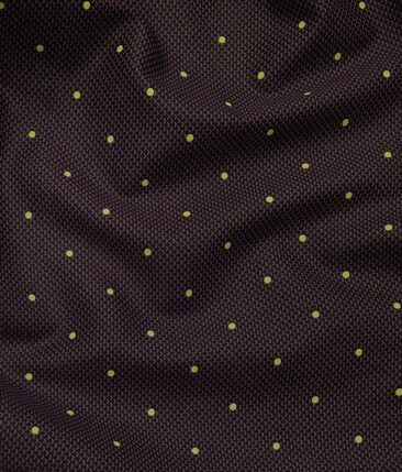 Exquisite Dark Purple 100% Cotton Printed Shirt Fabric (2.40 M)