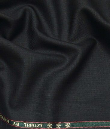 Combo of Raymond Blackish Grey Self Design Trouser Fabric With Exquisite White 100% Cotton Printed Shirt Fabric (Unstitched)