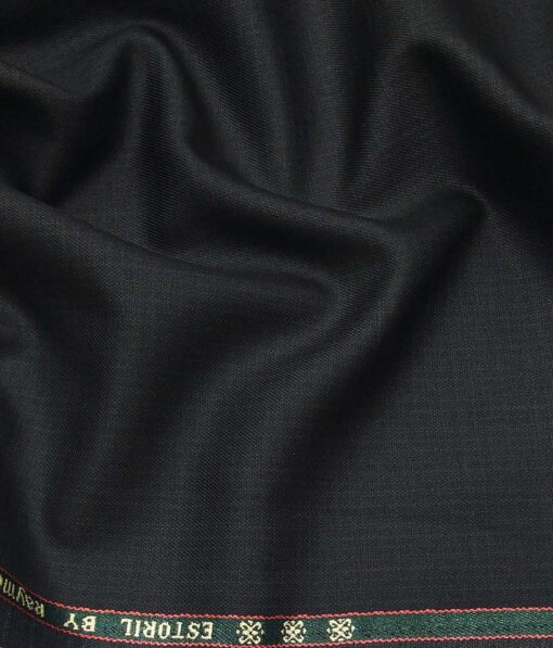 Combo of Raymond Blackish Grey Self Design Trouser Fabric With Exquisite White 100% Cotton Printed Shirt Fabric (Unstitched)