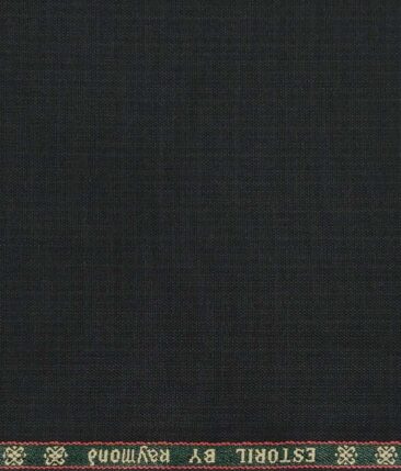 Combo of Raymond Blackish Grey Self Design Trouser Fabric With Exquisite White 100% Cotton Printed Shirt Fabric (Unstitched)