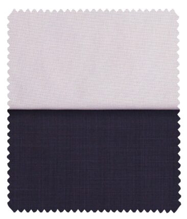 Combo of Raymond Dark Purple Self Design Trouser Fabric With Exquisite Light Purple Cotton Blend Structured Shirt Fabric (Unstitched)