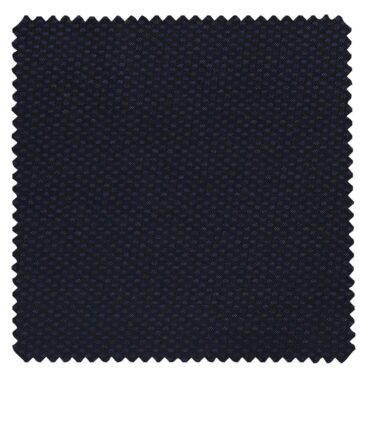 Cadini Italy by Siyaram's Men's Dark Royal Blue 100% Supima Cotton 2 Ply Unstitched Structured Trouser Fabric  (1.25 Meter)