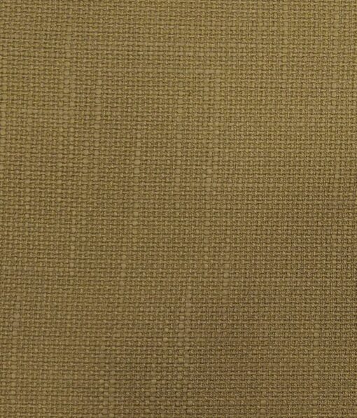 True Value Men's Peanut Brown 100% Cotton Jute Weave Trouser Fabric (Unstitched - 1.30 Mtr)