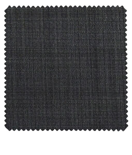 Raymond Pebble Grey Polyester Viscose Self Design Unstitched Suiting Fabric - 3.75 Meter