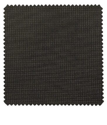 Raymond Blackish Brown Polyester Viscose Self Design Unstitched Suiting Fabric - 3.75 Meter