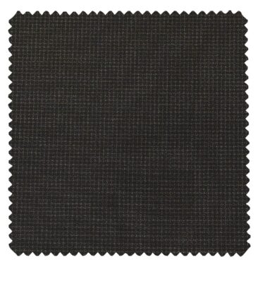 Raymond Blackish Grey Polyester Viscose Self Design Unstitched Suiting Fabric - 3.75 Meter