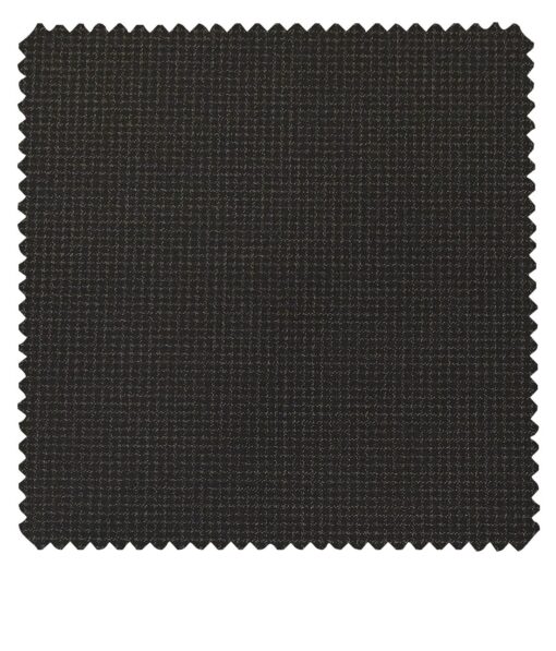 Raymond Blackish Grey Polyester Viscose Self Design Unstitched Suiting Fabric - 3.75 Meter