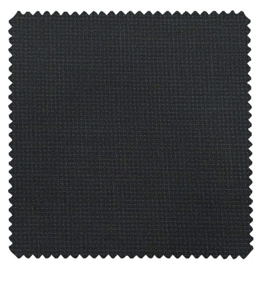 Raymond Blueish Sea Green Polyester Viscose Self Design Unstitched Suiting Fabric- 3.75 Meter