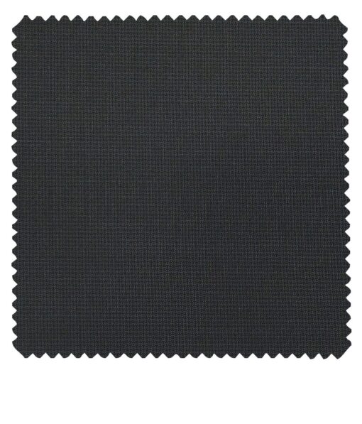 Raymond Dark Sea Green Polyester Viscose Self Structured Unstitched Suiting Fabric - 3.75 Meter