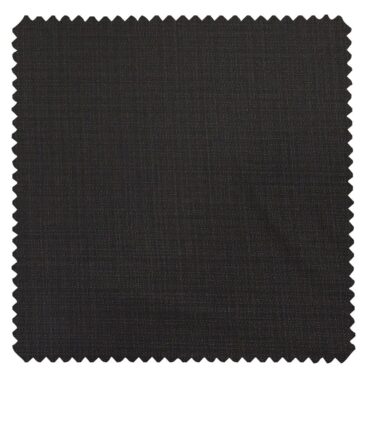 Raymond Black Polyester Viscose Self Design Unstitched Suiting Fabric - 3.75 Meter