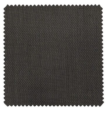 Raymond Light Brown Polyester Viscose Dotted Strcuture Unstitched Suiting Fabric - 3.75 Meter