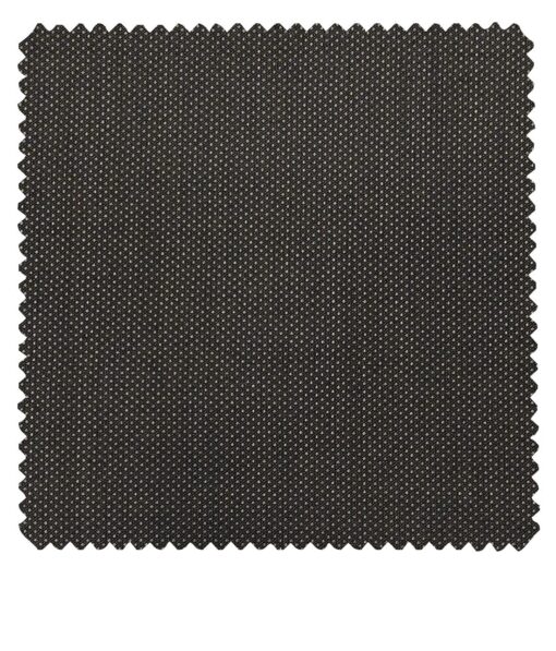 Raymond Light Brown Polyester Viscose Dotted Strcuture Unstitched Suiting Fabric - 3.75 Meter