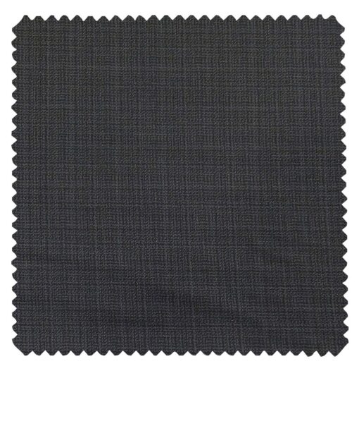 Raymond Dark Grey Polyester Viscose Self Design Unstitched Suiting Fabric - 3.75 Meter
