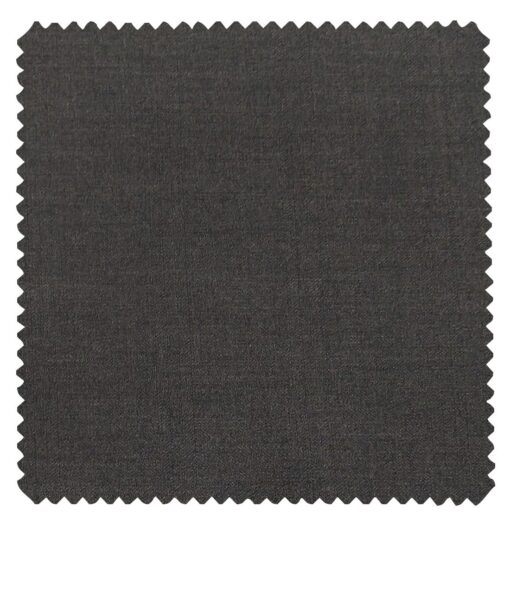 Raymond Worsted Grey Polyester Viscose Self Design Unstitched Suiting Fabric - 3.75 Meter