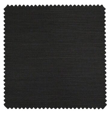 Raymond Blueish Black Polyester Viscose Self Structured Unstitched Suiting Fabric - 3.75 Meter