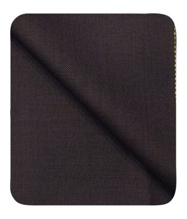 Cadini Italy Men's by Siyaram's Dark Wine 25% Merino Wool Self Structured Unstitched Trouser or Modi Jacket Fabric (1.30 Mtr)