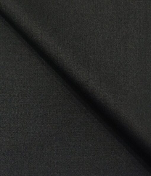 Don & Julio Men's Dark Greenish Grey Terry Rayon Self Design Unstitched Suiting Fabric - 3.75 Meter