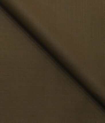 Don & Julio Men's Coffee Brown Terry Rayon Self Design Unstitched Suiting Fabric - 3.75 Meter