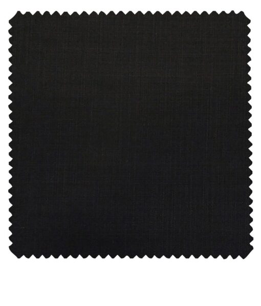 Don & Julio Men's Black Terry Rayon Self Design Unstitched Suiting Fabric - 3.75 Meter