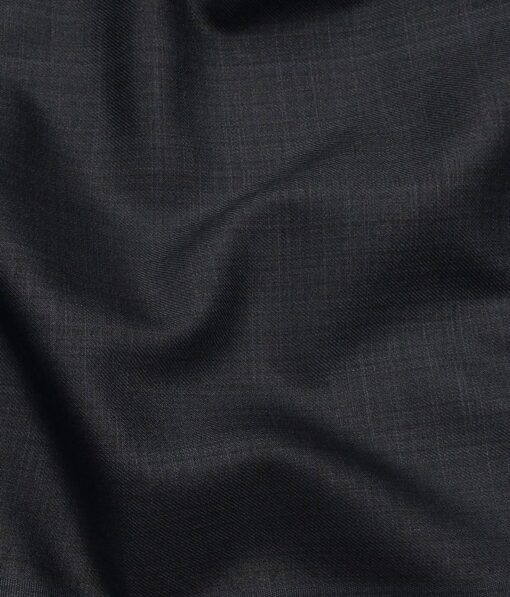 Don & Julio Men's Dark Blue Terry Rayon Self Design Unstitched Suiting Fabric - 3.75 Meter