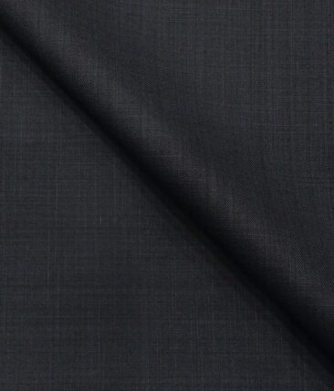 Don & Julio Men's Dark Blue Terry Rayon Self Design Unstitched Suiting Fabric - 3.75 Meter