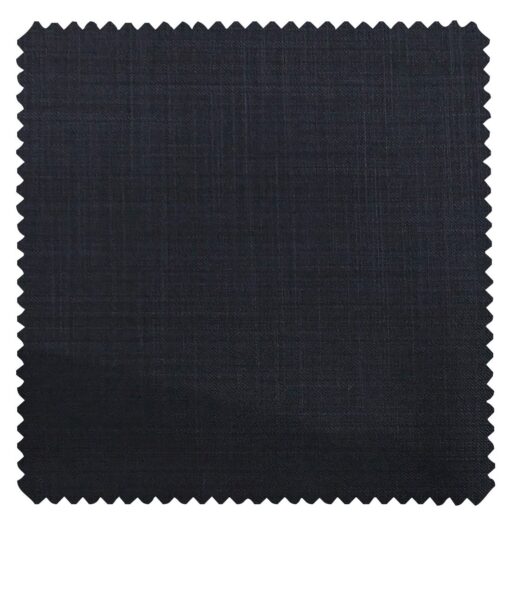 Don & Julio Men's Dark Blue Terry Rayon Self Design Unstitched Suiting Fabric - 3.75 Meter