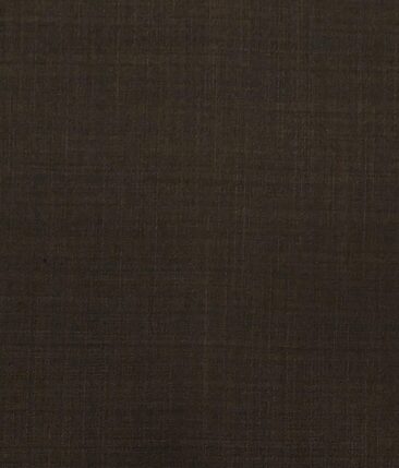 Don & Julio Men's Dark Mocha Brown Terry Rayon Self Design Unstitched Suiting Fabric - 3.75 Meter