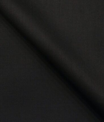 Don & Julio Men's Dark Blue Terry Rayon Solid Satin Weave Unstitched Suiting Fabric - 3.75 Meter