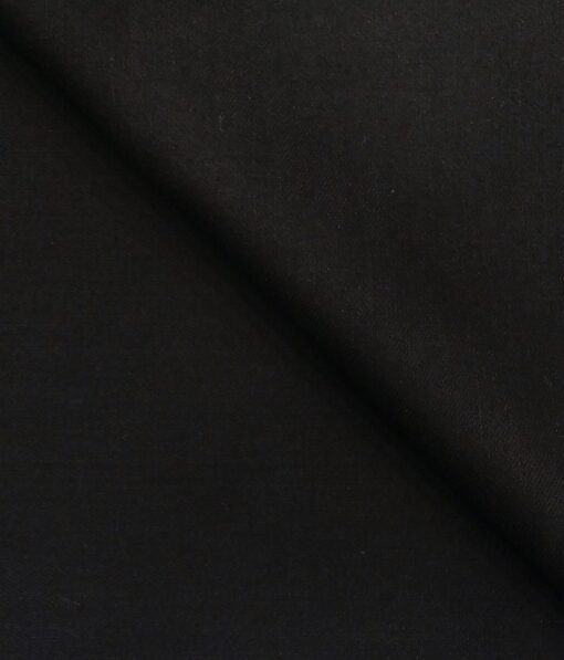 Arvind Men's Cotton Denim Unstitched Stretchable Jeans Fabric (Black