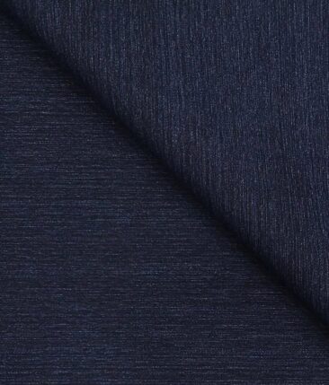 Arvind Men's Cotton Denim Unstitched Stretchable Jeans Fabric (Cobalt Blue