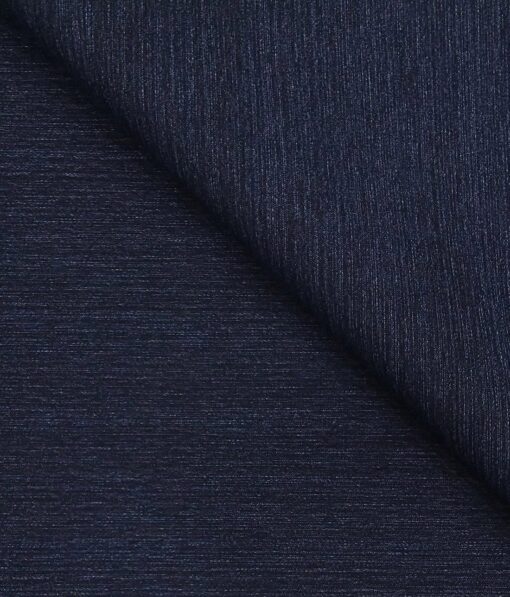 Arvind Men's Cotton Denim Unstitched Stretchable Jeans Fabric (Cobalt Blue