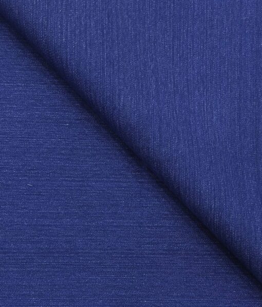 Arvind Men's Cotton Denim Unstitched Stretchable Jeans Fabric (Firoza Blue