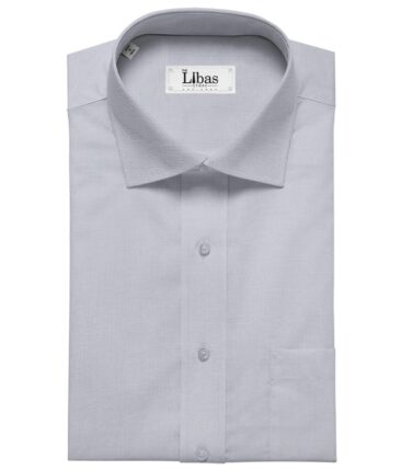 Burgoyne Men's 50% Cotton 50% Linen Solids Shirting Fabric (Light Sky Blue)