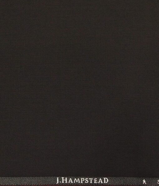 J.Hampstead by Siyaram's Men's Terry Rayon  Self Design Shiny Unstitched Suiting Fabric (Dark Purple