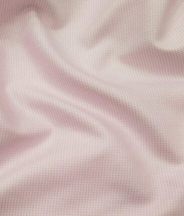 Raymond Men's Black Structured Poly Viscose Trouser Fabric With Exquisite Pink Structured Poly Cotton Shirt Fabric (Unstitched Combo)