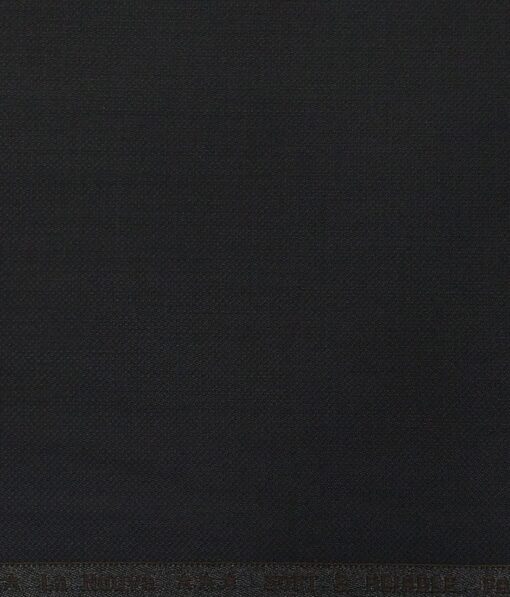 Raymond Men's Black Structured Poly Viscose Trouser Fabric With Exquisite Pink Structured Poly Cotton Shirt Fabric (Unstitched Combo)