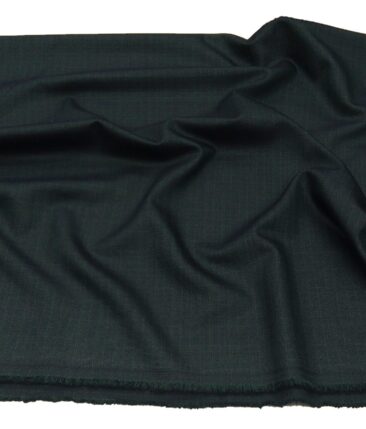 Augustus Men's Self Design Terry Rayon Party Wear Shiny Unstitched Suiting Fabric (Pine Green)