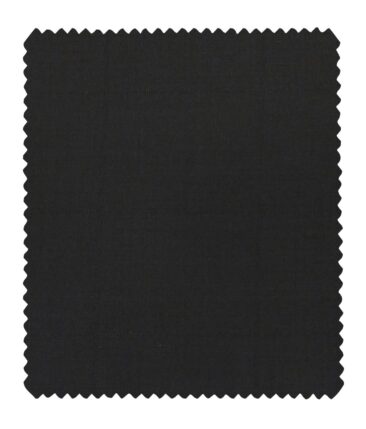 Marcellino Men's Terry Rayon Broad Self Checks Unstitched Suiting Fabric (Black)