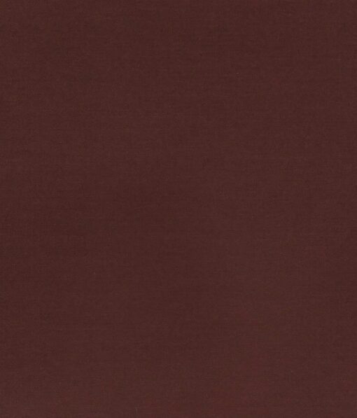 Marcellino Men's Terry Rayon Solids Satin Unstitched Suiting Fabric (Maroon Red)