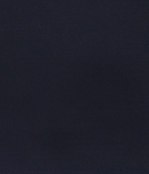 Marcellino Men's Terry Rayon Solids Unstitched Suiting Fabric (Dark Blue)